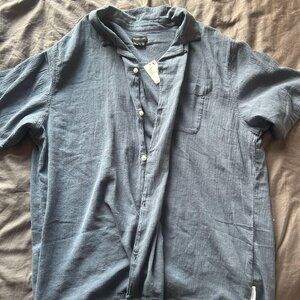 Abercrombie & Fitch Blue Short Sleeve Button Down